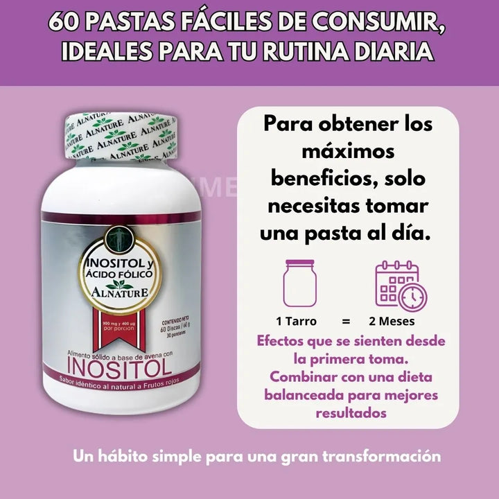 Mio Inositol Myo Acido Folico Natural - Imagen 7