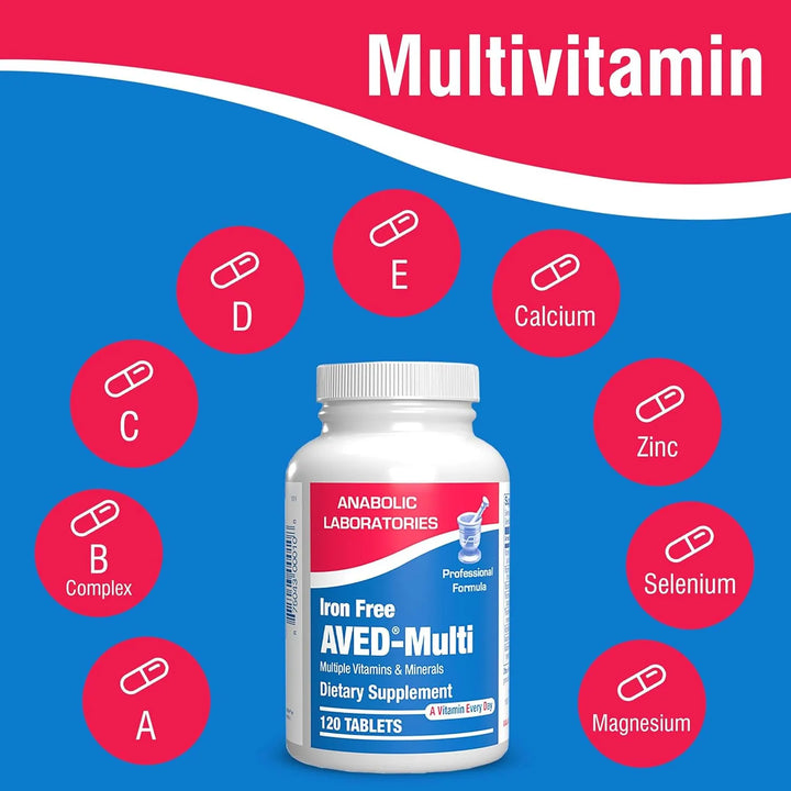 Multivitamínico Diario Sin Hierro Para Hombres Y Mujeres 120 - Imagen 2