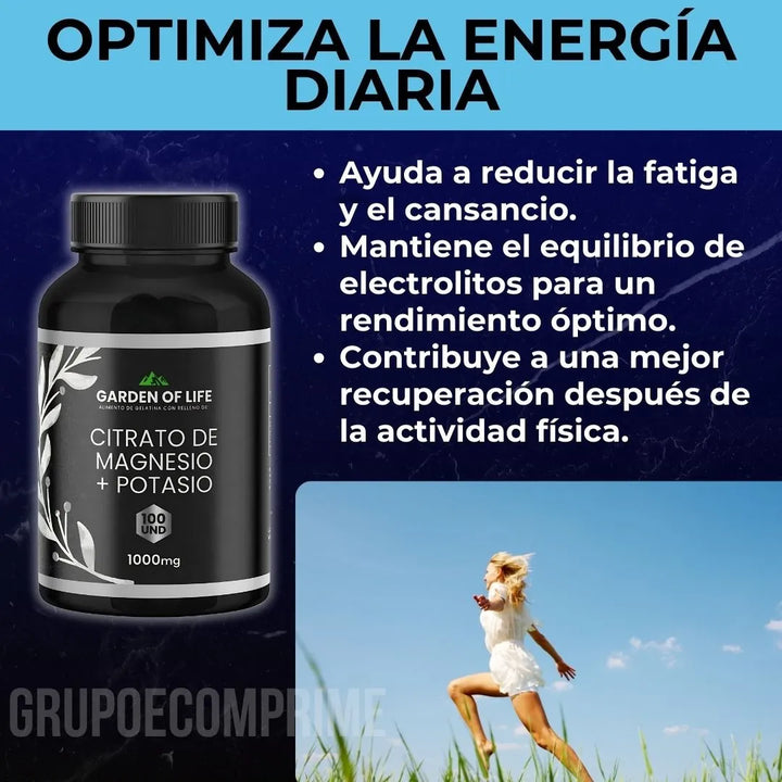 Citrato Magnesio Potasio X100 U Natural - Imagen 4
