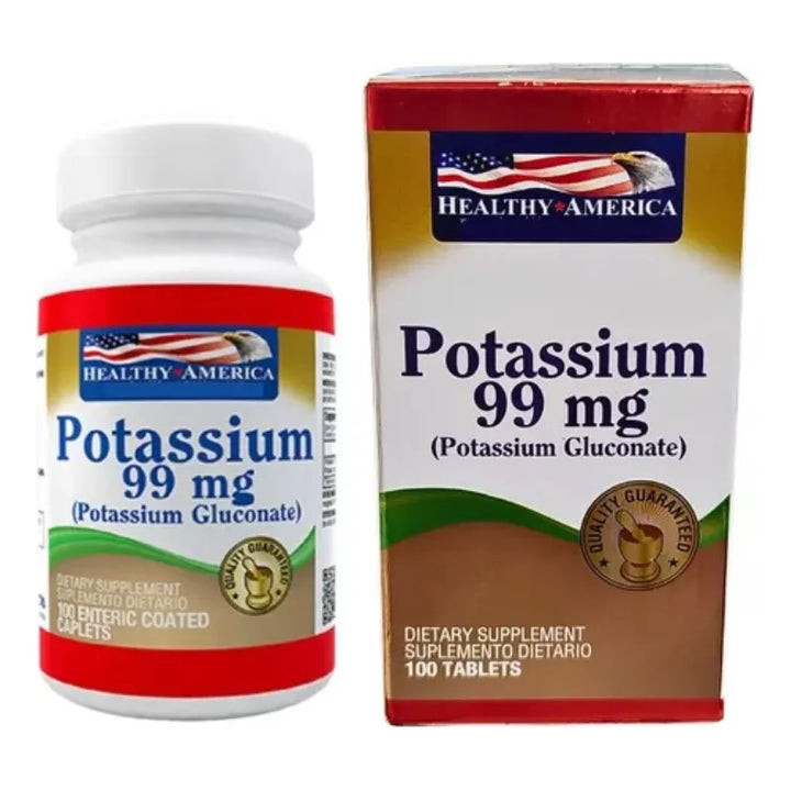 Potasio 99mg X100 Healthy America  - Imagen 5