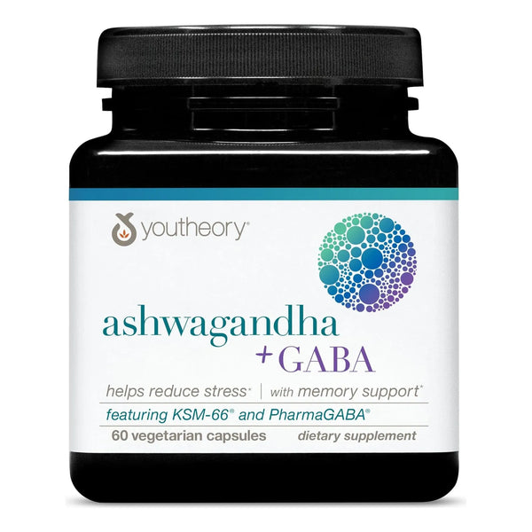 Ashwagandha 1000 Mg Con Gaba 100 Mg Para Estrés Y Memoria 60 - Imagen 1