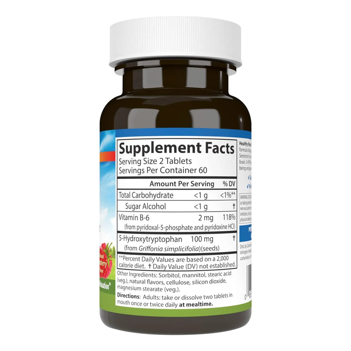 Tabletas De 5-htp 100 Mg Mejora Del Estado De Ánimo Relax Na - Imagen 2