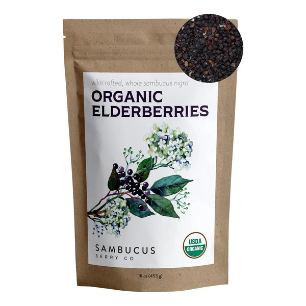 Bayas De Saúco Orgánicas 454 G Para Bienestar Natural - Imagen 1