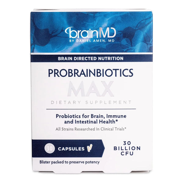 Capsulas Probióticas Salud Cerebral Inmune Intestinal Dr Amen BrainMD 30 Unidades