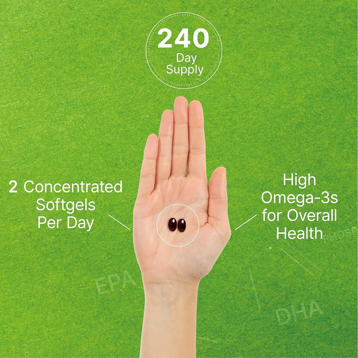 Aceite De Krill Antártico 1000 Mg Paquete Doble 480 Cápsulas - Imagen 5