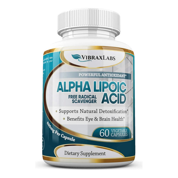 Cápsulas De Ácido Alfa Lipoico 600 Mg Acción Avanzada Para A - Imagen 1