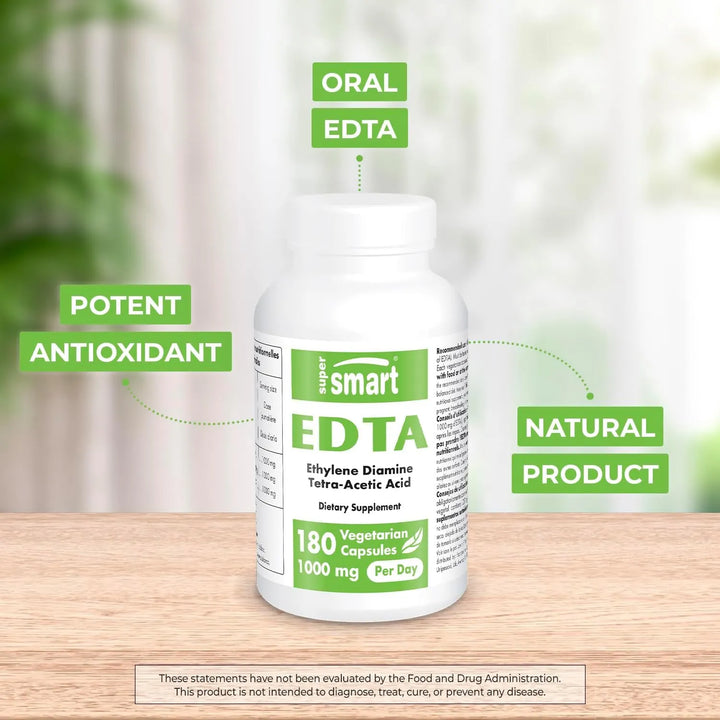 Antioxidante Potente Edta 1000 Mg Diarios 180 Cápsulas - Imagen 2