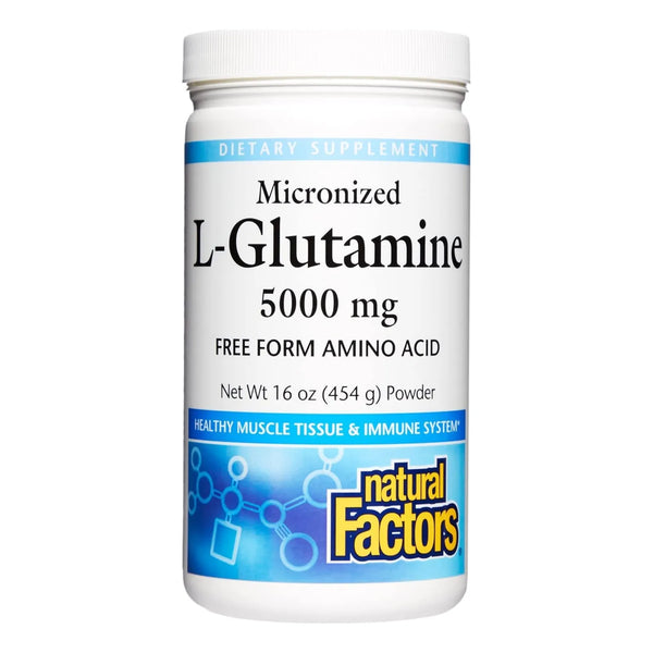 Bebida Micronizada De L-glutamina 5000 Mg Apoya Músculos Y F - Imagen 1
