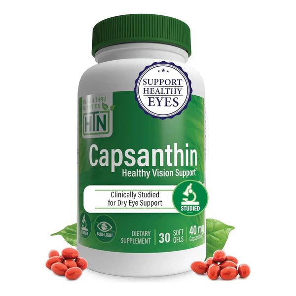Cápsulas Capsanthin 40mg Para Visión Saludable Protección Lu - Imagen 1
