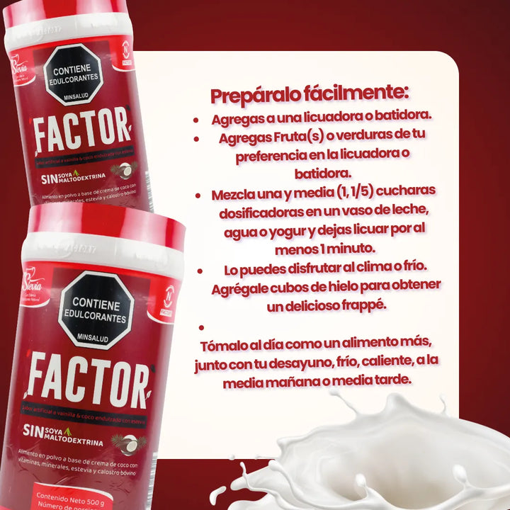 Factor Nutrition Factory + Gotero Endulzante Monk - Imagen 8