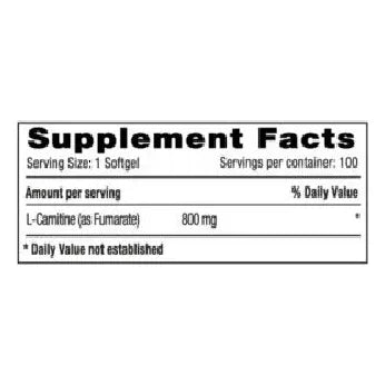 L- Carnitina 800mg X 100 System Sin Sabor - Imagen 4