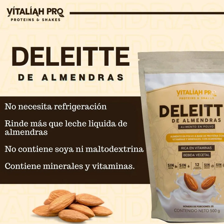 Leche De Almendras 3 Libras Vainilla Y Almendras - Imagen 5