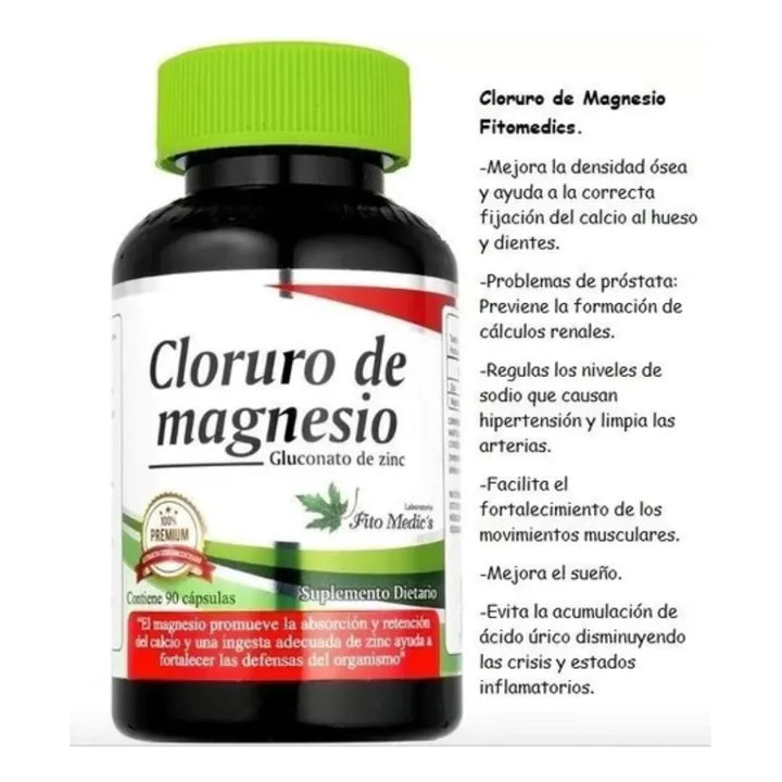 Cloruro De Magnesio X90 Capsulas - Imagen 2