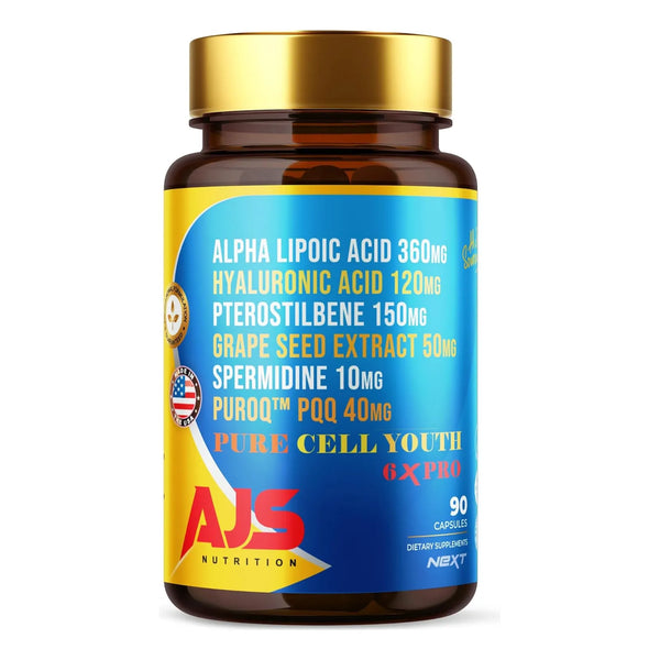 Cápsulas Antienvejecimiento 90 Piezas Con Pqq 40 Mg Ácido R- - Imagen 1