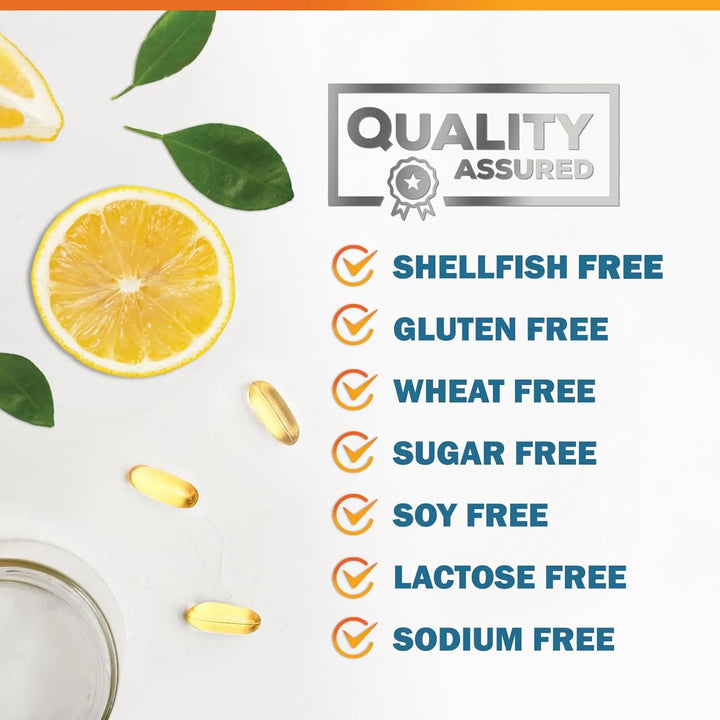 Aceite De Pescado Omega 3 2400 Mg En Cápsulas Blandas Para S - Imagen 7