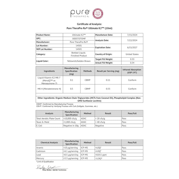 Gotas Líquidas De Vitamina K2 Liposomal 90 Porciones 600 Mcg - Imagen 7