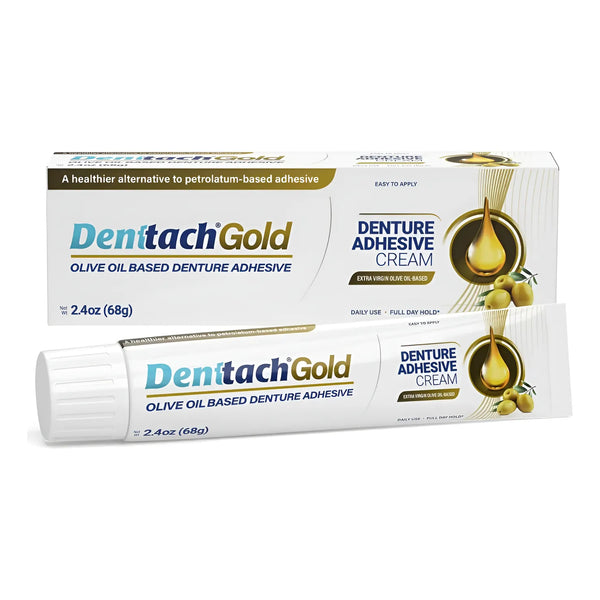 Adhesivo Crema Dentaduras Postizas Aceite Oliva Sujeción Seg - Imagen 1