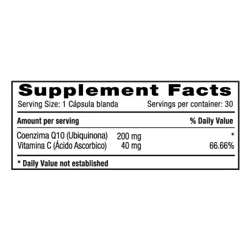 Coenzima Q10 200mg X 30 Systems - Imagen 3