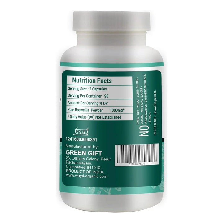 Cápsulas De Boswellia 500mg 180 Unidades Dosis Para 90 Días - Imagen 3