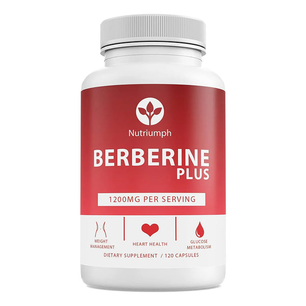 Berberina 1200 Mg Control Peso Salud Cardíaca Metabolismo Gl - Imagen 1