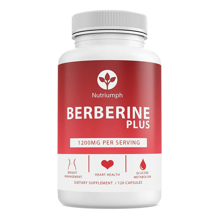 Berberina 1200 Mg Control Peso Salud Cardíaca Metabolismo Gl - Imagen 1