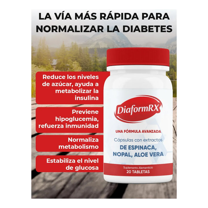 Diaformrx X1 - Para La Diabetes Sin Sabor - Imagen 4