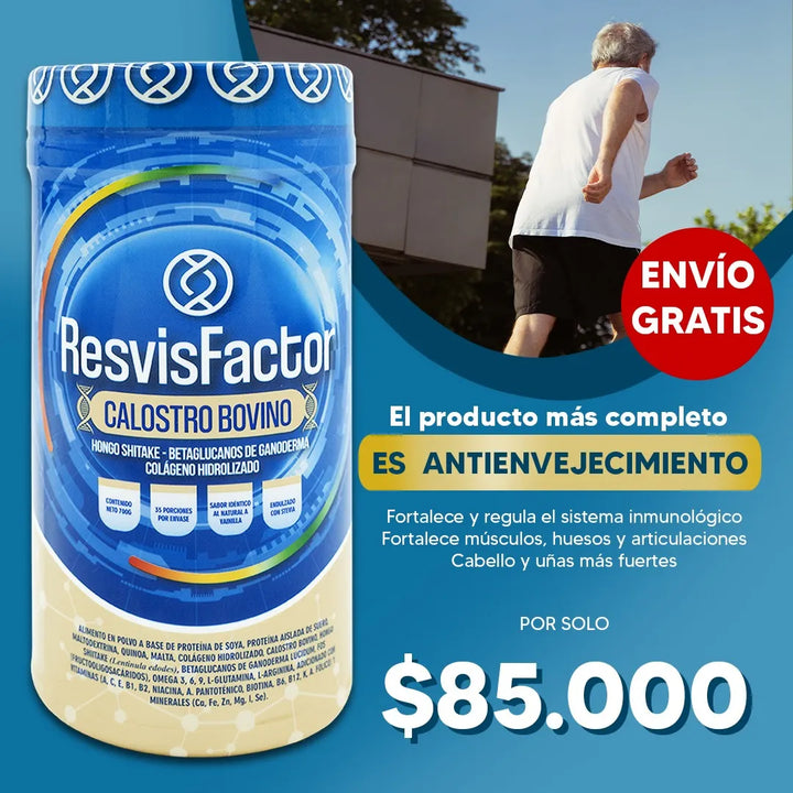 Calostro Bovino Resvisfactor Inmunidad Y Defensas Vainilla - Imagen 8