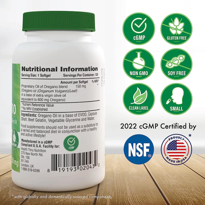 Aceite De Orégano Silvestre Mini Cápsulas Blandas 120 Unidad - Imagen 2