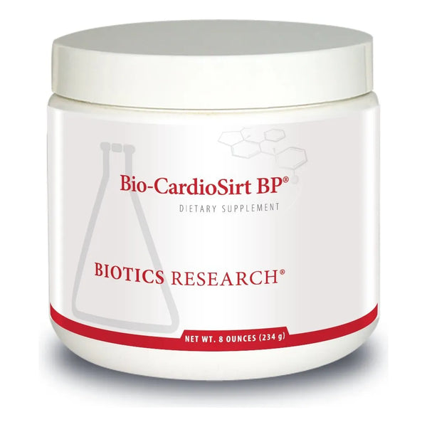 Bio CardioSirt BP Mezcla En Polvo Para Salud Cardiovascular 227g Con 7 Nutrientes Clave