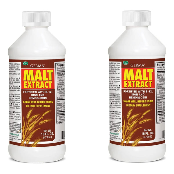 Extracto De Malta Fortificado B-12 Hierro 473ml Pack Doble - Imagen 1