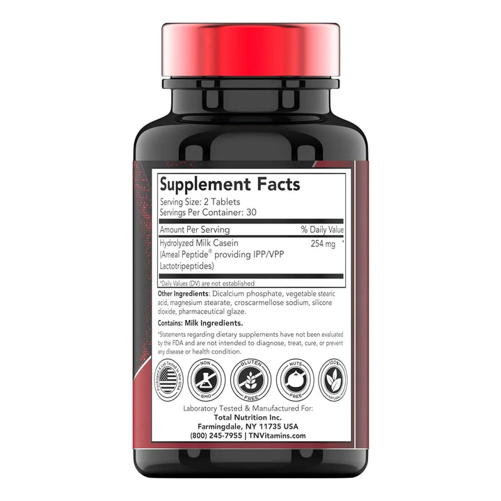 Apoyo Natural A La Presión Arterial Con Amealpeptide 60 Tabl - Imagen 2