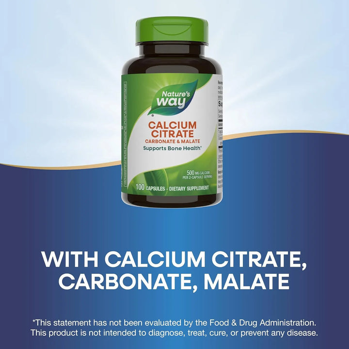 Carbonato Malato Citrato De Calcio 500 Mg Fortalece Huesos M - Imagen 5
