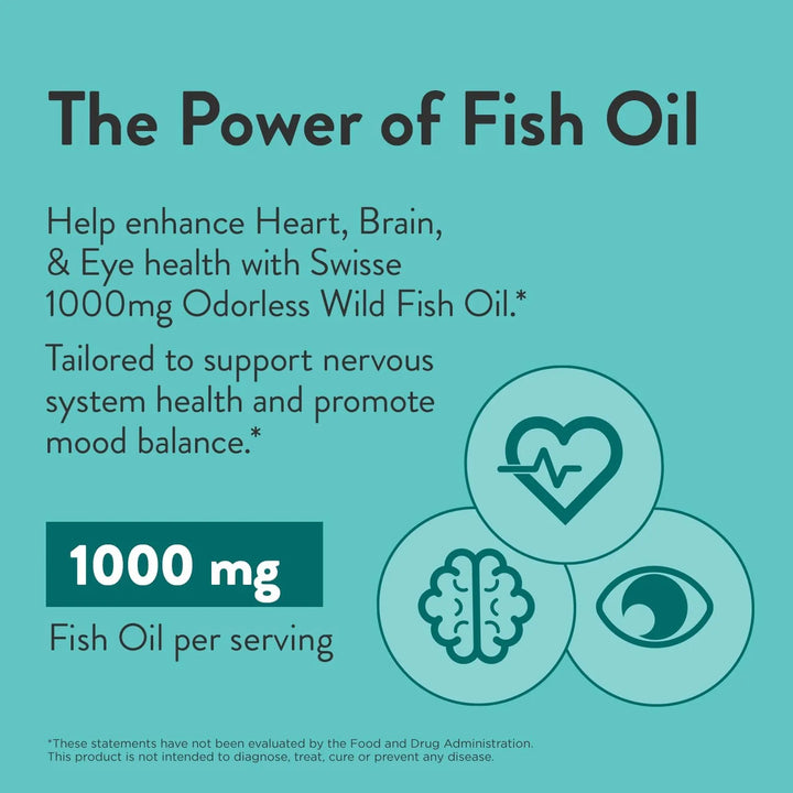 Aceite De Pescado Omega 3 1000 Mg Salud Corazón Cerebro Ojos - Imagen 4
