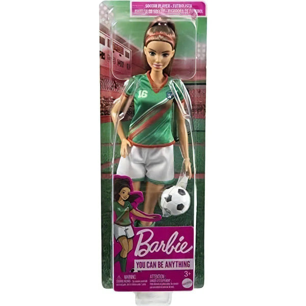 Barbie Careers Fashion Jugadora De Fútbol Femenino 16 Inspira Profesiones