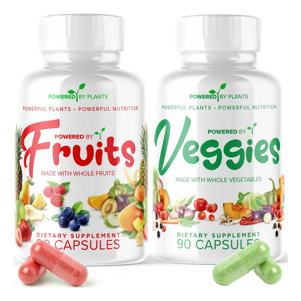 Cápsulas De Frutas Y Verduras Naturales Ricas En Vitaminas Y - Imagen 1