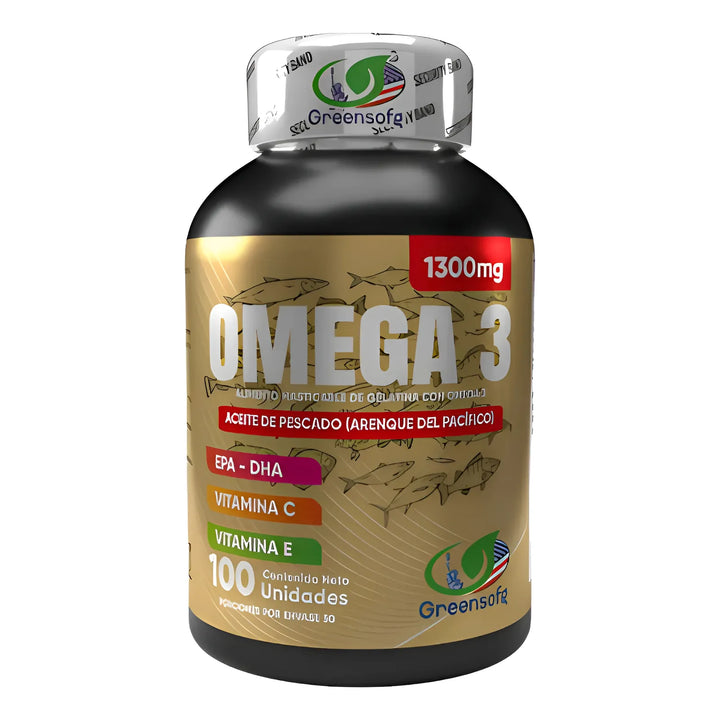 Omega 3 Americano Greensofg Sin Sabor - Imagen 1