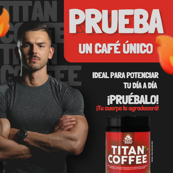 Titan Coffee Capuchinno Instantaneo Potenciador Libido Energia 400gr - Imagen 10