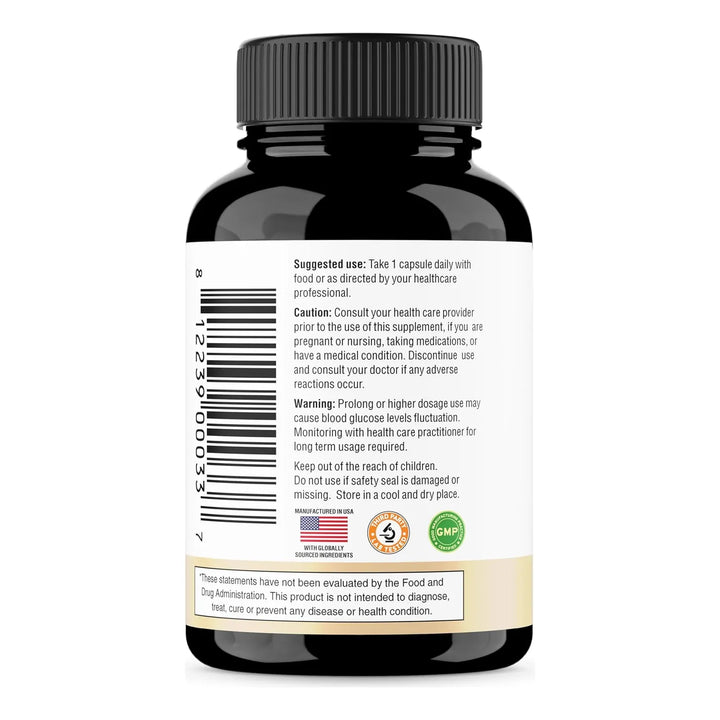 Berberina Hcl 500 Mg Extracto Berberis Aristata 60 Cápsulas - Imagen 6