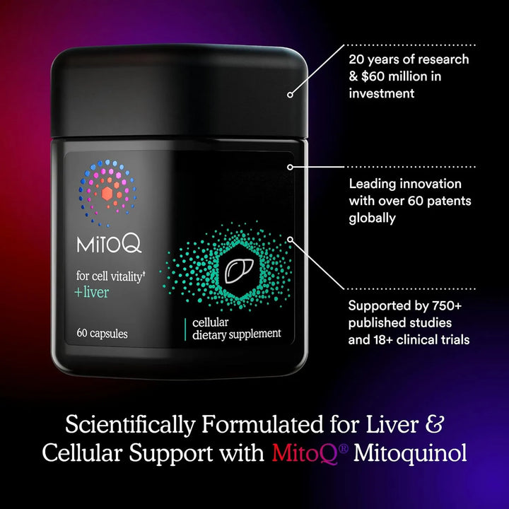 Mitoq Hígado Premium Coq10 Antioxidante Mesilato De Mitoquin - Imagen 4