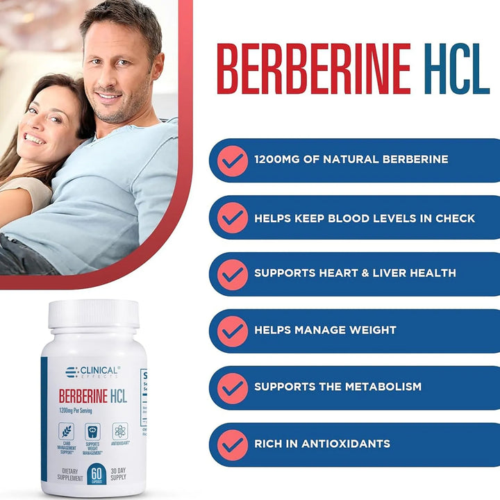 Berberina Pura 1200 Mg Apoyo Hepático 60 Cápsulas Vegetales - Imagen 4