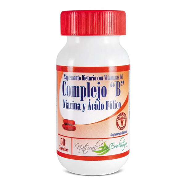 Complejo B Niacina Y Ácido Fólico 50 Capsulas Blandas - Imagen 1
