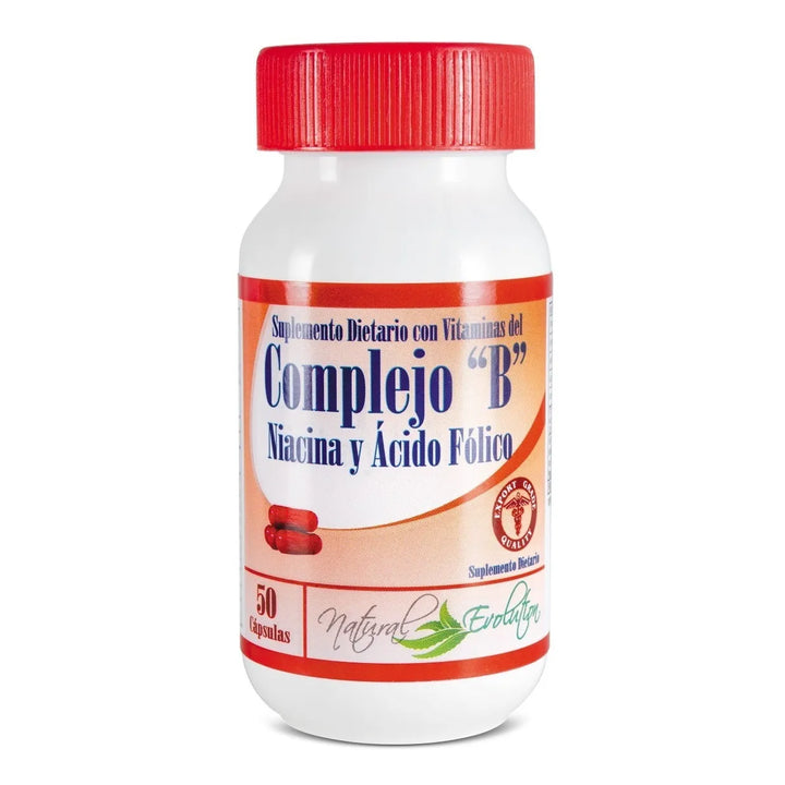 Complejo B Niacina Y Ácido Fólico 50 Capsulas Blandas - Imagen 1