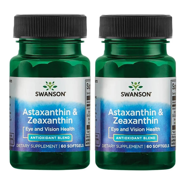 Astaxantina Y Zeaxantina 8 Mg Para Visión Salud Cerebral Y Piel Swanson 60 Cápsulas