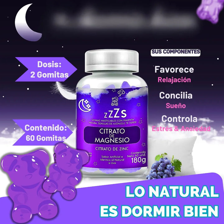 Gomitas Para Dormir Niños Sueño Uva - Imagen 8