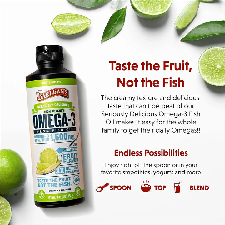 Aceite De Pescado Omega 3 1500 Mg Epa Y Dha Lima 1 Lb - Imagen 3