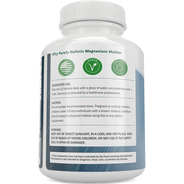 Malato De Magnesio 400 Mg Tabletas 50% Más 270 Unidades Ener - Imagen 3