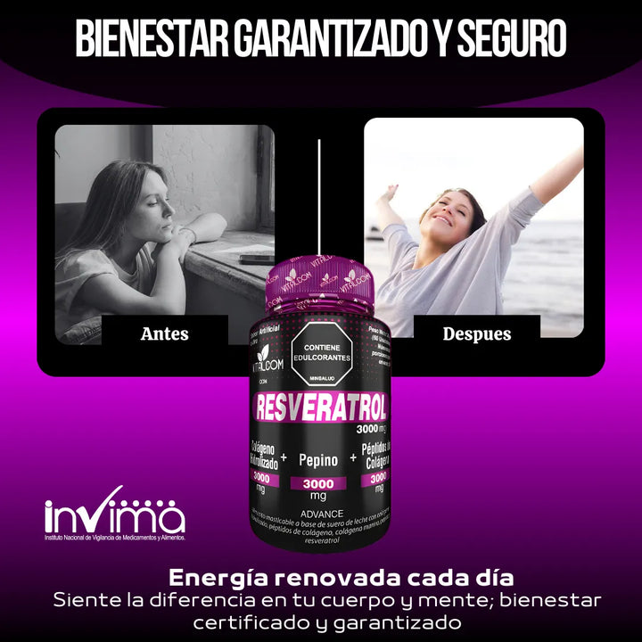 Resveratrol Puro Original X2 Natural - Imagen 7