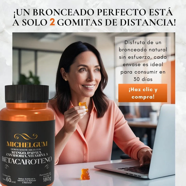 Gomas Auto Bronceo Betacaroteno - Imagen 5