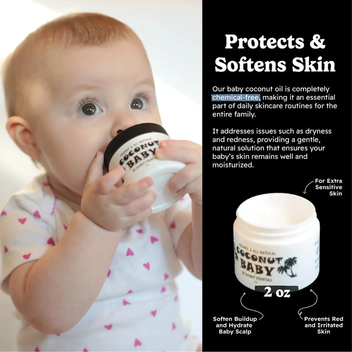 Aceite De Coco Orgánico Para Bebé Cuidado Capilar Y Cutáneo - Imagen 2