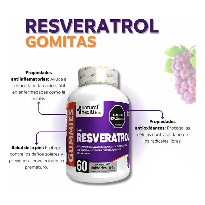 Gomas Resveratrol + Magnesio - Imagen 4